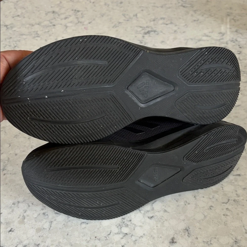 Adidas Men's All-Black Mesh Running Sneakers